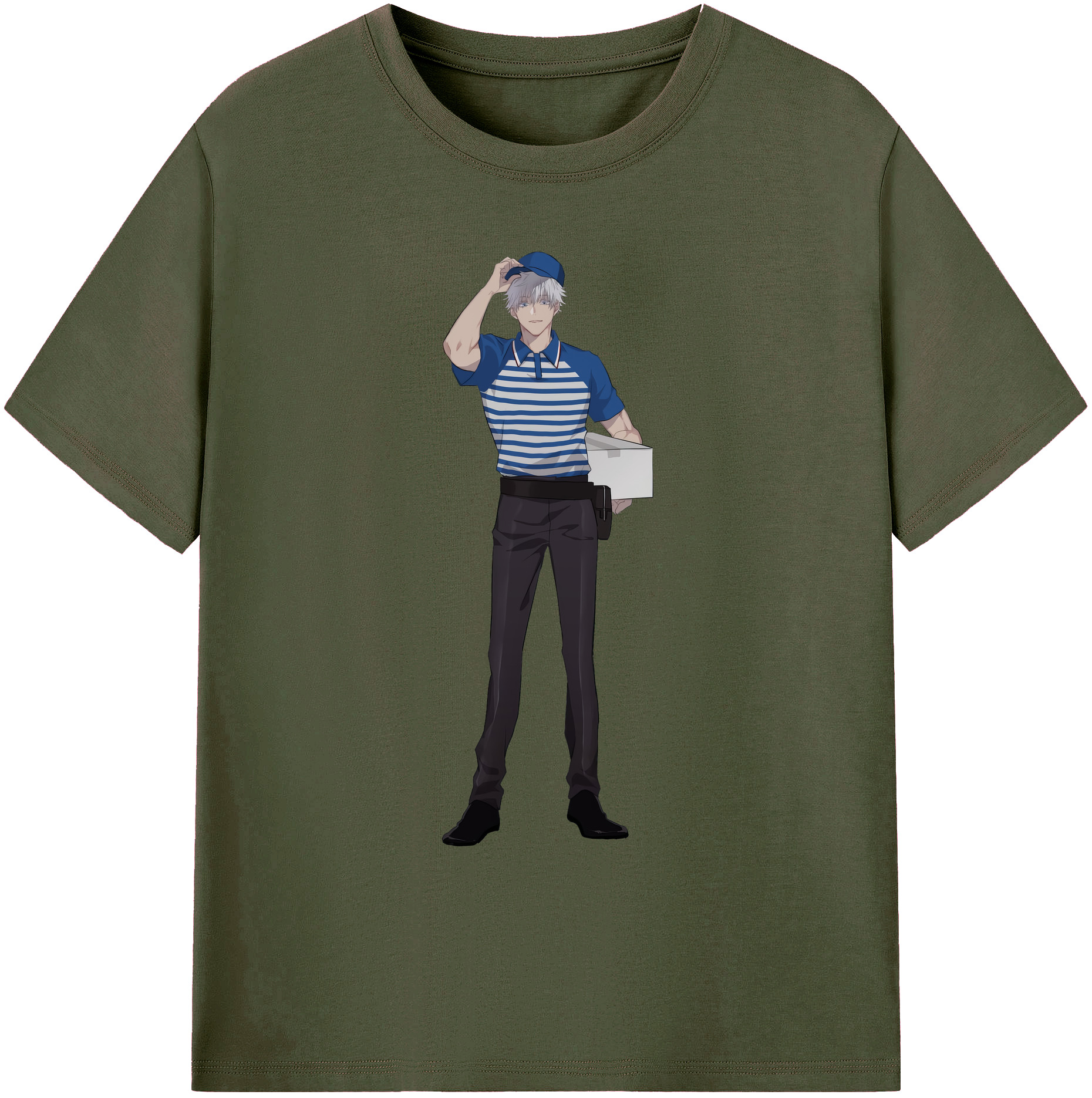 （画像用） 呪術廻戦 Jujutsu Kaisen 綿100％ メンズ半袖Tシャツ｜肌触りやわらか＆通気性